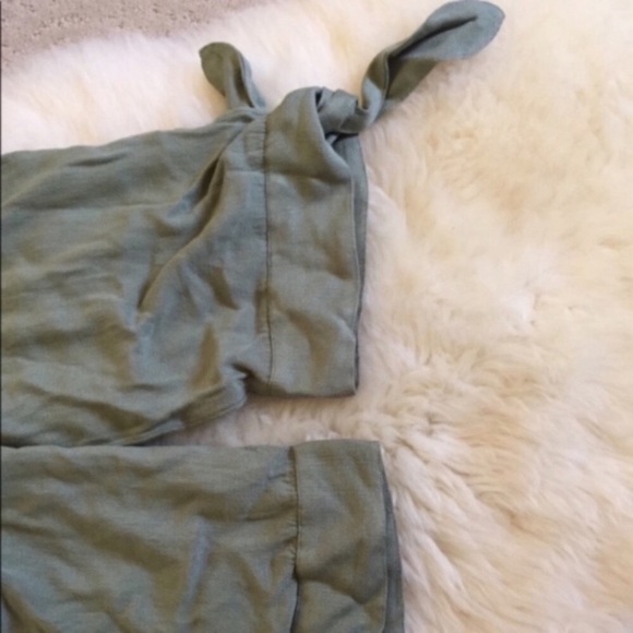 Free People Sage Green Cold Shoulder Jumpsuit - Picture 7 of 7